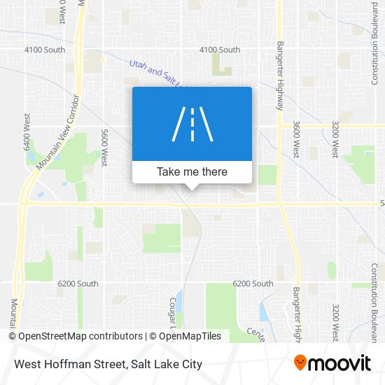 West Hoffman Street map