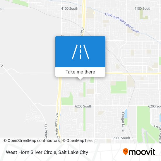 Mapa de West Horn Silver Circle