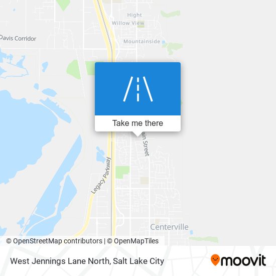 West Jennings Lane North map