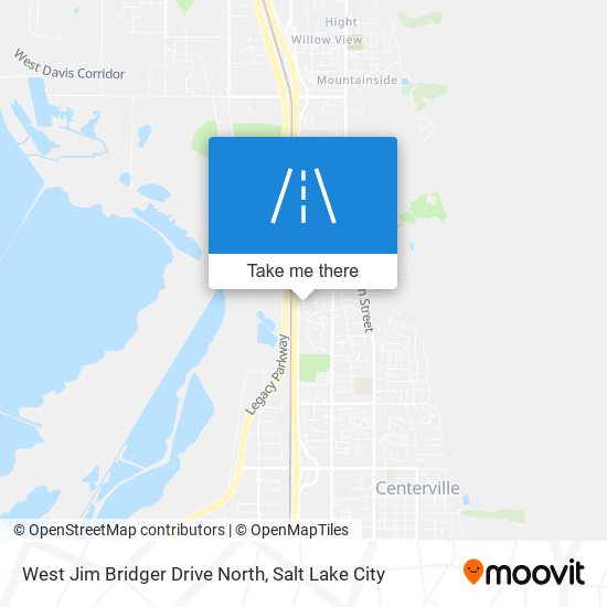 Mapa de West Jim Bridger Drive North