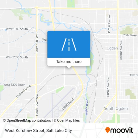West Kershaw Street map