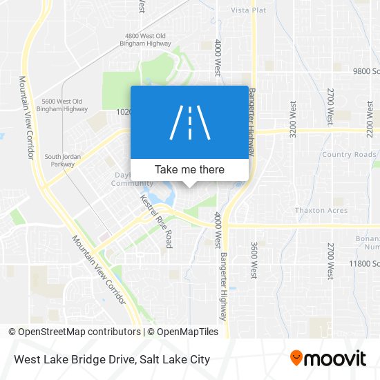West Lake Bridge Drive map