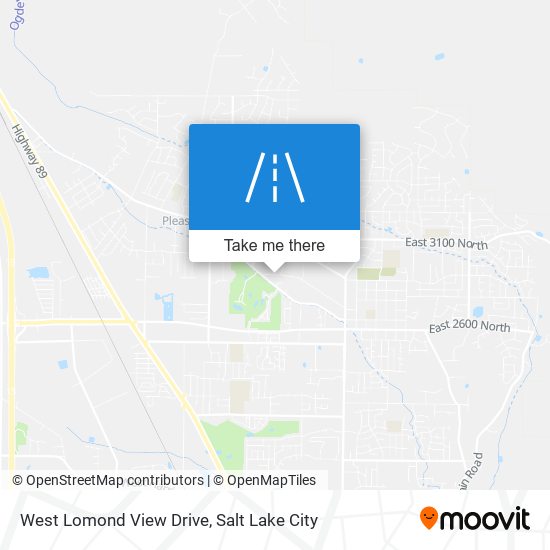 West Lomond View Drive map