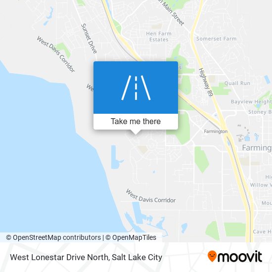 West Lonestar Drive North map