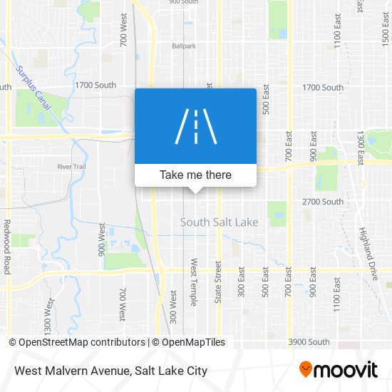 Mapa de West Malvern Avenue