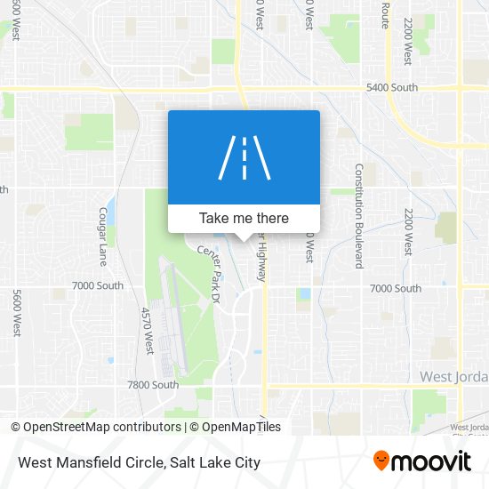 West Mansfield Circle map