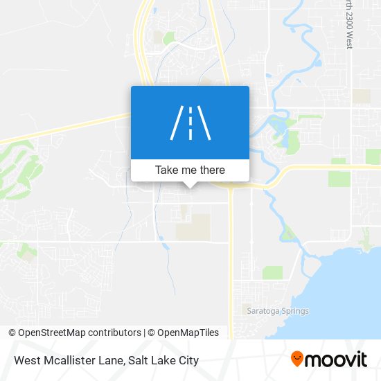 Mapa de West Mcallister Lane