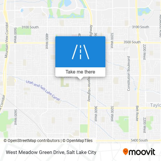 Mapa de West Meadow Green Drive