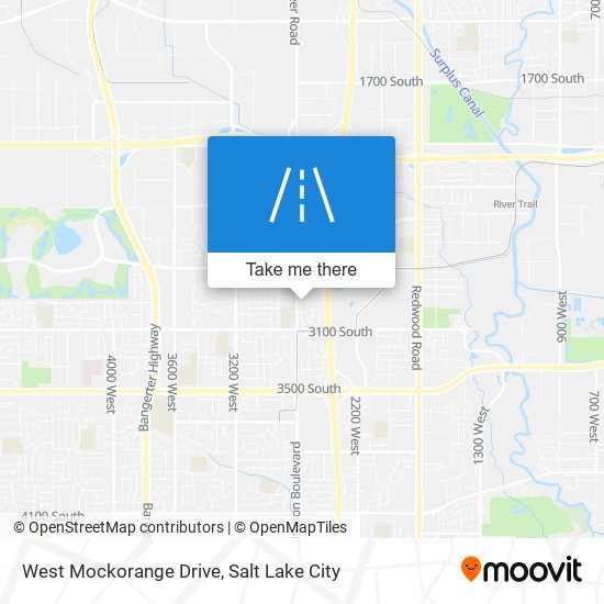 Mapa de West Mockorange Drive