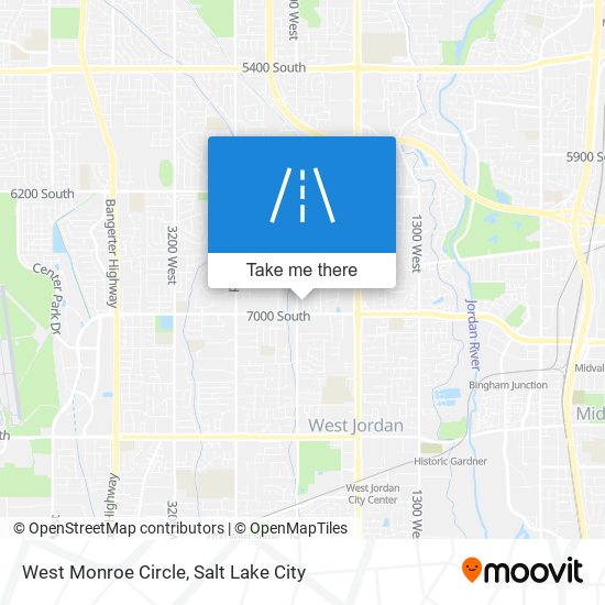 West Monroe Circle map