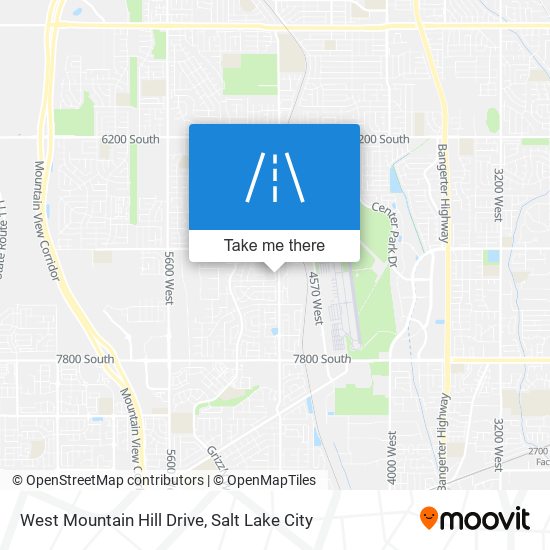 Mapa de West Mountain Hill Drive