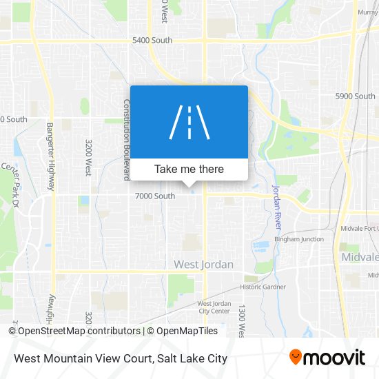 Mapa de West Mountain View Court