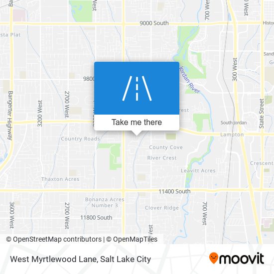 Mapa de West Myrtlewood Lane