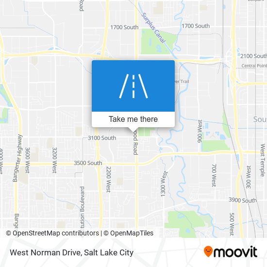 West Norman Drive map