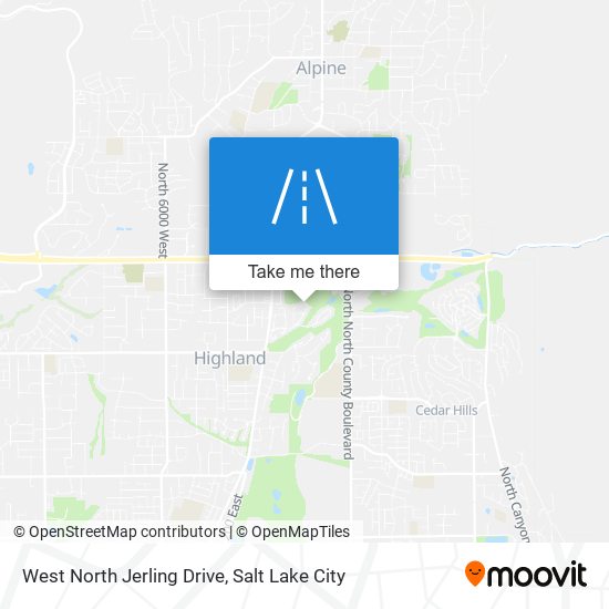 West North Jerling Drive map