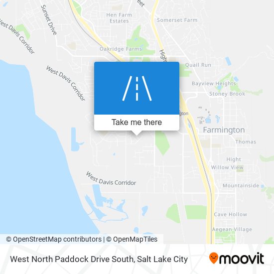 Mapa de West North Paddock Drive South