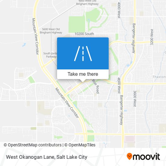 West Okanogan Lane map