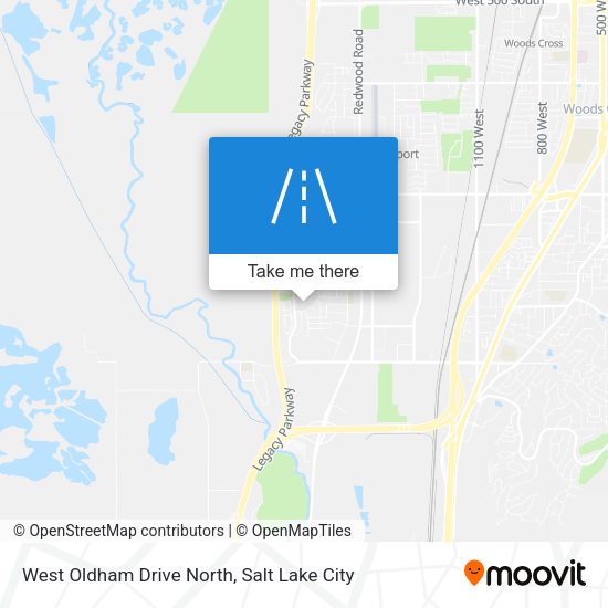 West Oldham Drive North map