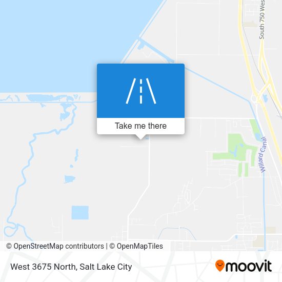 Mapa de West 3675 North
