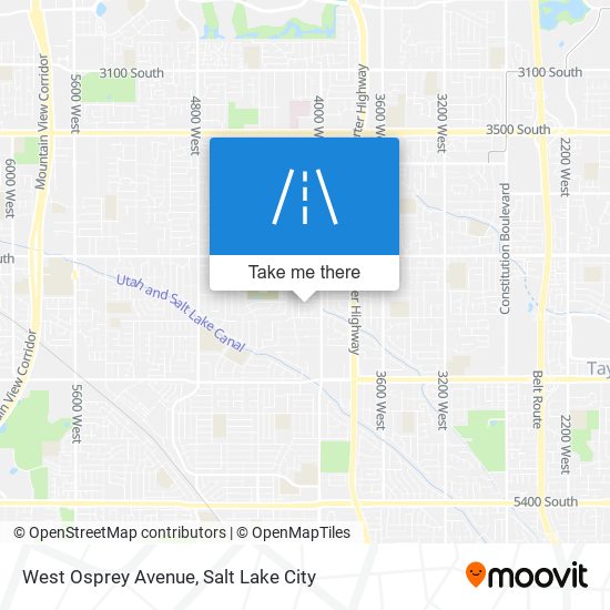 Mapa de West Osprey Avenue