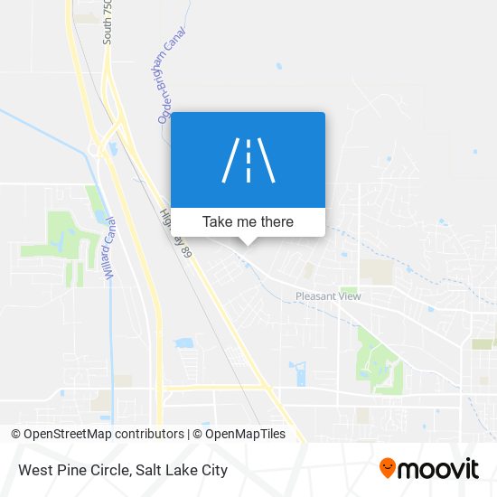 West Pine Circle map