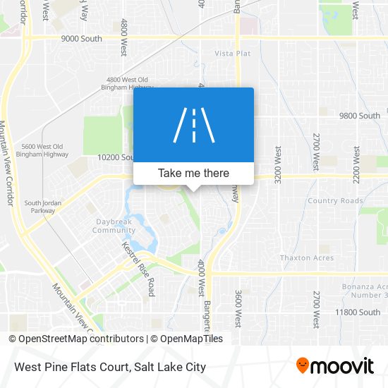 Mapa de West Pine Flats Court