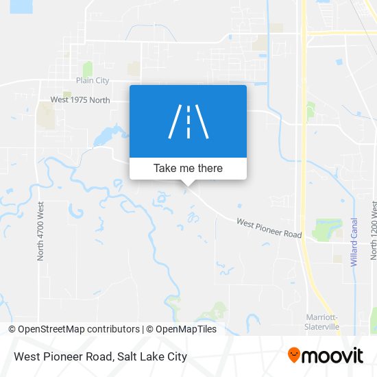 West Pioneer Road map