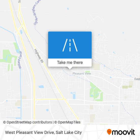 Mapa de West Pleasant View Drive