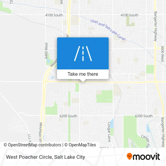 West Poacher Circle map