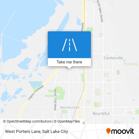 West Porters Lane map