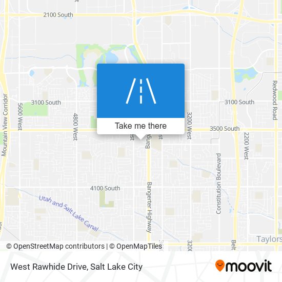 West Rawhide Drive map