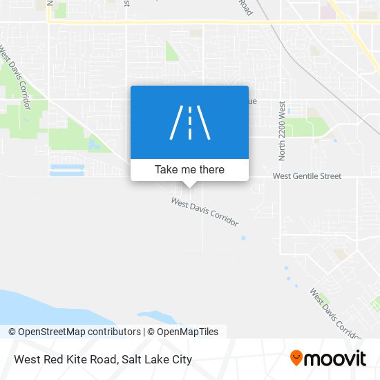 West Red Kite Road map