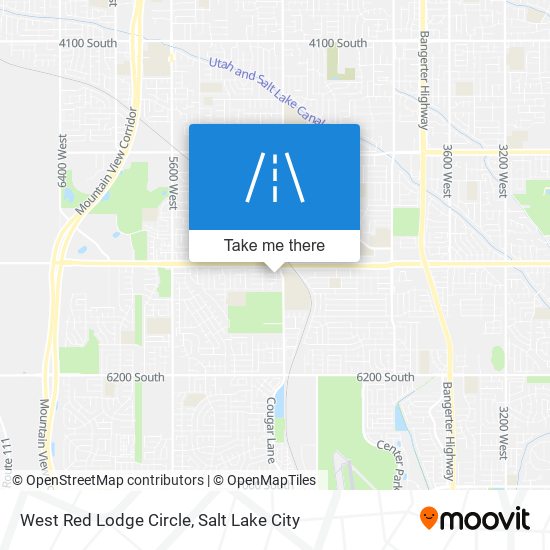 West Red Lodge Circle map