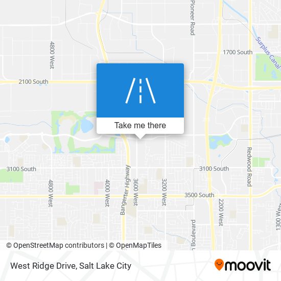 Mapa de West Ridge Drive