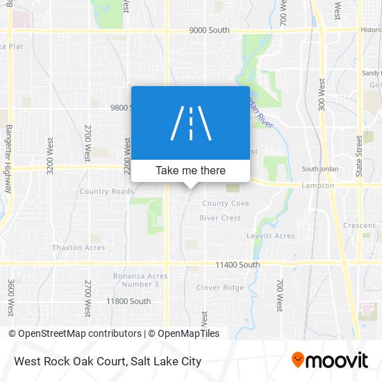 West Rock Oak Court map