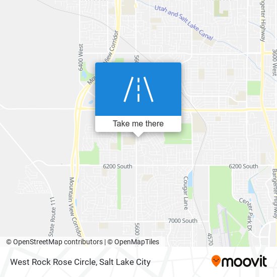 West Rock Rose Circle map