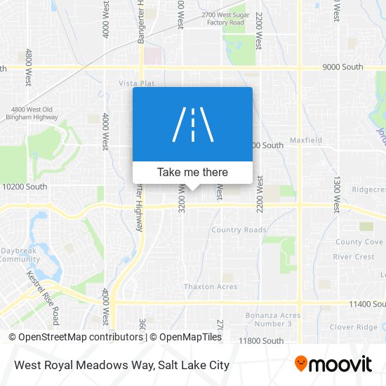 West Royal Meadows Way map