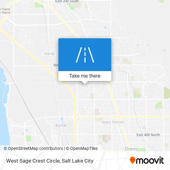 West Sage Crest Circle map