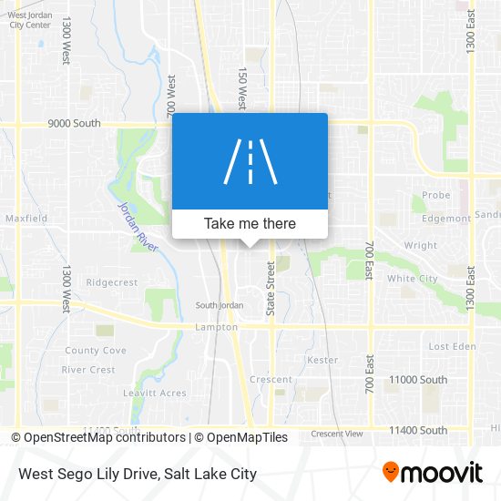 West Sego Lily Drive map