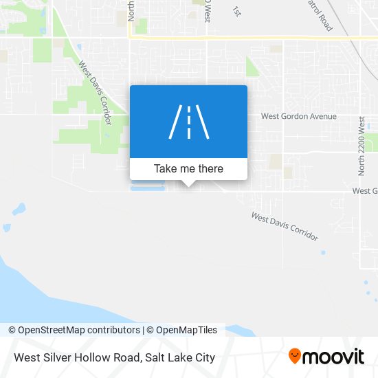 West Silver Hollow Road map