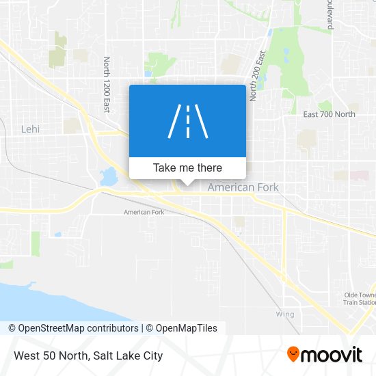 Mapa de West 50 North