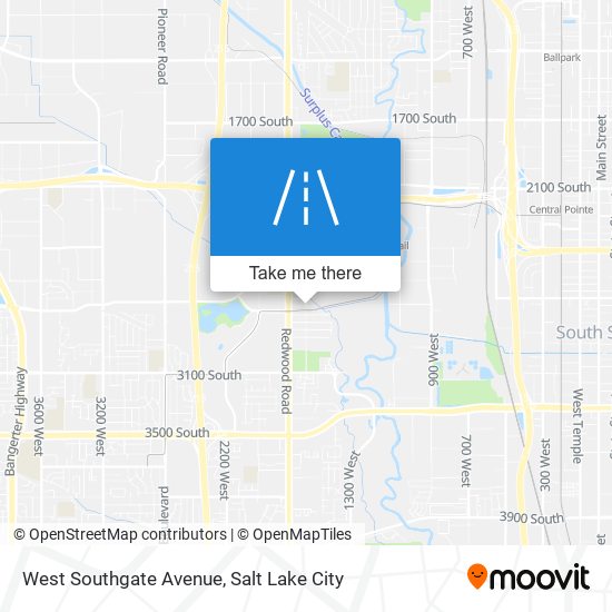 Mapa de West Southgate Avenue