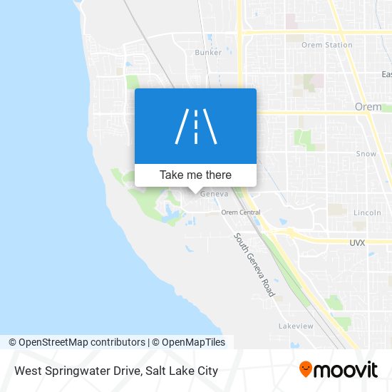 Mapa de West Springwater Drive