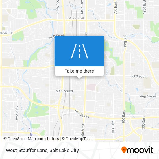 West Stauffer Lane map