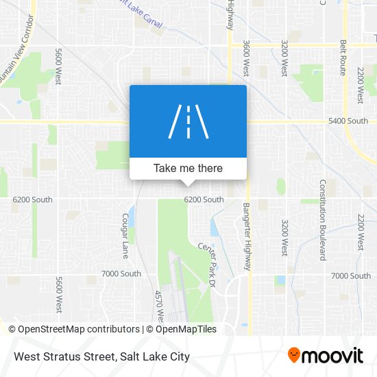 West Stratus Street map