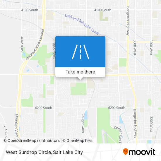 West Sundrop Circle map