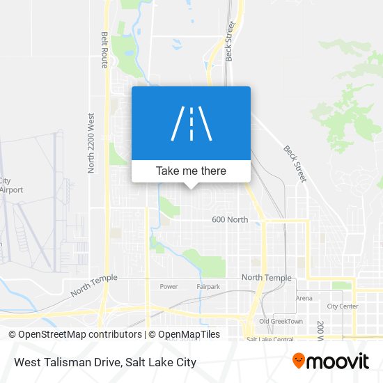 West Talisman Drive map