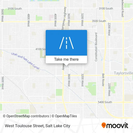 West Toulouse Street map