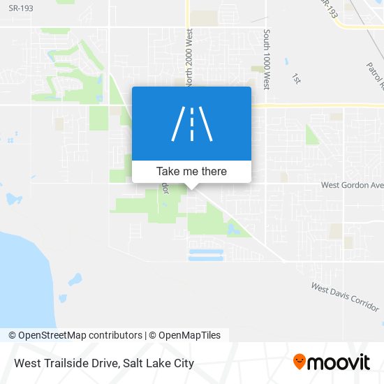 West Trailside Drive map