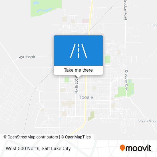 Mapa de West 500 North